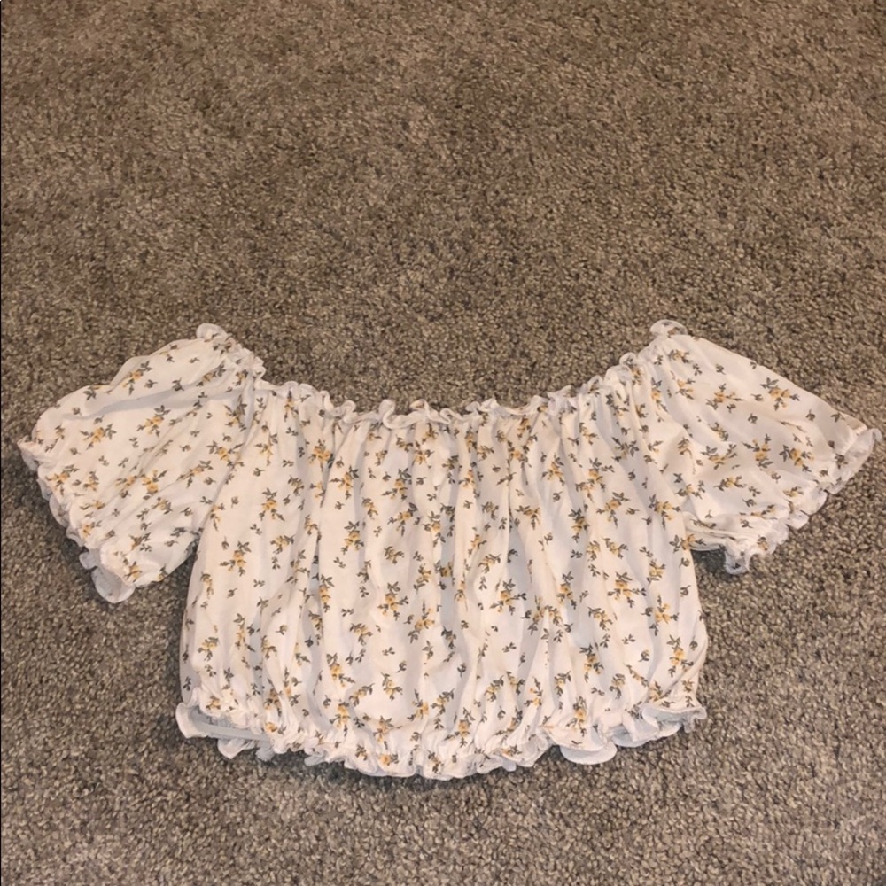 Off The Shoulder Crop Top